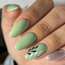 Sheer Milky White Gel Polish - Jelly Nail Polish For Natural French Manicures, HEMA-Free Translucent Builder Gel For Nail Extensions, Soak Off UV/LED Gel With Brush (15ml/0.54oz) - Oliver Green - 查看 2