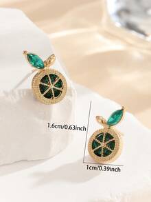 1pair Sweet Lovely Lemon Fruit Earrings - Fruit - View 8