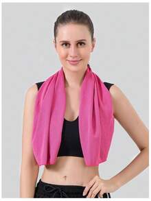 1 运动降温毛巾，吸汗降温毛巾，男女跑步健身速干降温毛巾，便携式夏季冰丝降温运动毛巾，适合户外活动的速干健身毛巾，速干运动毛巾带收纳盒和降温冰毯，适合户外健身和露营！