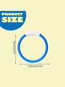 1/2/4PCS Colorful Sinking Diving Rings, Fun Underwater Pool Toys , Perfect For Diving Training And Retrieval, Orange, Green, Blue, Yellow, Pool Diving Toys, Swimming Pool Toys, Pool Accessories, Pool Party - Multicolor - View 6