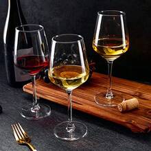 Wine Glasses Set Of 8 12oz Clear Red White Long Stem Wine Glasses For Party Wedding And Home - Clear - View 4