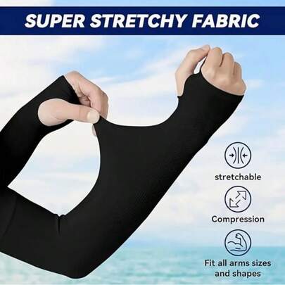 3 Pairs UV Protection Cycling Gloves, Made Of Polyester Fiber With Letter Patterns, Effectively Protect Eyes From Sunlight Damage. Suitable For Cycling, Motorcycling And Other Outdoor Activities.