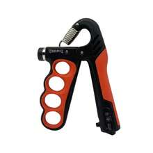 Hand Grip Strengthener Adjustable Resistance Forearm Exerciser, Grip Strength Trainer For Muscle Building And Injury Recovery For Athletes Gym Accessories - Red - View 2