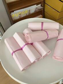 50个粉色快递邮寄袋聚乙烯包装自封快递袋信封包装袋用于运输袋 - 粉色 - 查看 9