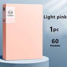 1 pieza Carpeta transparente de documentos, tamaño A4 con capacidad de 20/30/40/60/80/100 páginas, 6 colores disponibles, portafolio de archivos de empresa, organizador de exámenes estudiantiles, portador de suministros de oficina, impermeable y a prueba de suciedad, carpeta de almacenamiento de gran capacidad, tono pastel, portador de partituras, registro de chequeos de embarazo familiar, regalo de regreso a la escuela/graduación, bolsa de documentos comerciales, material de PP, álbum de ilustraciones, portador de certificados de premio