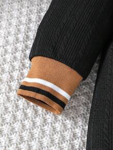 Cute Casual Half Open Front Ribbed Collar Embroidered Little Dinosaur Baby Romper