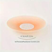 6 PCS Reusable Nipple Covers, No-Sleeve Invisible Self-Adhesive Breast Pads, Women's Underwear And Accessories - 6 mục - Xem 5