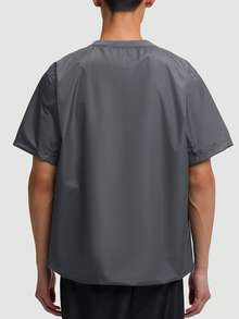 HOTSUIT 男士升級版桑拿短袖上衣，適合跑步與運動 - 灰色 - 查看 2