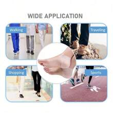 2/4/6pcs Gel Heel Protectors, Prevent Blisters Heel Sleeves, Silicone Heel Caps And Ankle Protectors, Relieve Heel Pain And Cracked Heels, For Men And Women