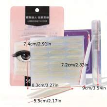 960片装网状蕾丝双眼皮贴隐形不肿眼部美容贴