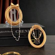 欧式复古INS金色迷你相框道具美甲项链拍照饰品珠宝拍摄背景配件 - 彩色 - 查看 11