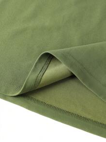 Men's Casual Solid Color Short Sleeve Polo Shirt, Summer