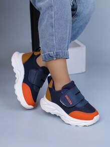 1双幼儿/小童宽版简约休闲运动鞋 - 藍色 - 查看 10