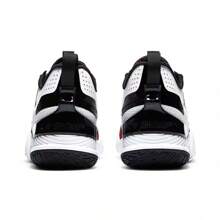 Nike Jordan One Take 1 Westbrook 皮革与编织经典缓震防滑耐用中帮复古篮球鞋，男款，黑/白/红