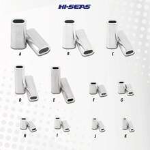 Hi-Seas-SEAS Grand Slam Aluminio Crimp Mangas - Plateado - Ver 6