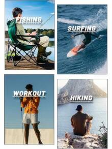 Men's Long Sleeve Shirts UPF 50+ UV Sun Protection Athletic Shirts For Hiking Running Workout Rash Guard-2025 - 黃色 - 查看 4