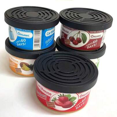 Car Flavoring Car Air Fresheners Perfume Canned Fiber Blocks Long-Lasting Auto Aromatherapy Car Deodorant Supplies ( Note: After Using The Product, The Fragrance Will Completely Dissipate Within 10 To 15 Days. The Better The Effect, The Smaller The Usage Area Should Be, Preferably Within 2 To 3 Square Meters. The Larger The Space Used, The More Fragrance Containers Will Be Needed.)