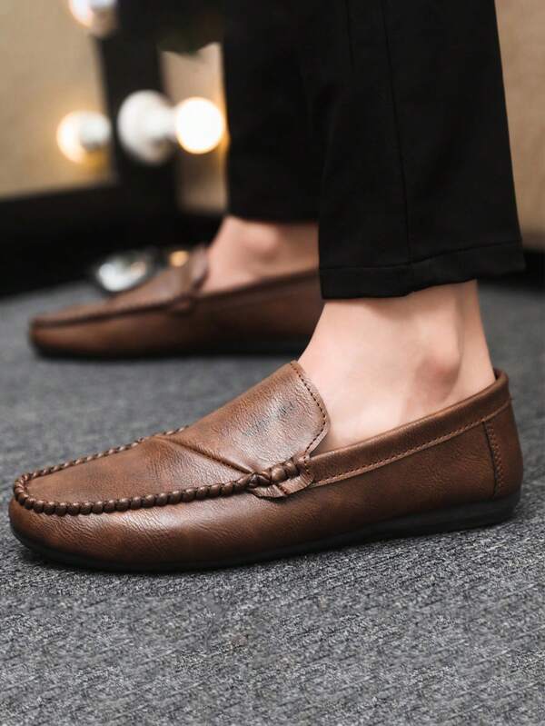 Nuovi mocassini da uomo per la primavera/estate 2025, traspiranti, slip-on, casual, da guida, con suola antiscivolo e antimuffa in gomma (Questi mocassini hanno una vestibilità piccola, si consiglia ai clienti con piedi grandi di ordinare una taglia in più)