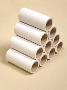 175 Sheets Pet Hair Remover Roller Refill Paper, Home Cleaning Sticky Adhesive Tape, Diagonal Tear Dog/Cat Hair Removal Tool For Pet Furs, Sofa, Clothes, Furniture And Carpet - 5 pieces of replacement cores (175 photos) - View 2