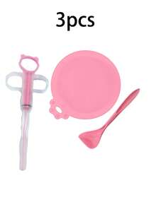 1 Pc Random Color Pet Medicine Feeder, Pet Medicine Tablet Syringe, Soft-Tip Dual-Purpose Feeder, Pill Shooter, Double-Needle Feeding Dispenser Tool Pet Medicine Feeder, Pet Medicine Tablet Syringe, Soft-Tip Dual-Purpose Feeder, Pill Shooter, Double-Needle Feeding Dispenser Tool