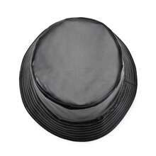 女士 PU 皮革渔夫帽，复古小檐帽，春秋通用