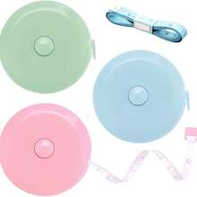 3PCS/2PCS/1PCS Nordic Style Portable & Lovely Mini Leather Measuring Tape For Measuring Clothing Size Tape Measure