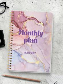 1pc 2026-2027 Academic Year Monthly Planner, 5.6" X 8.0", 24 Months Daily/Weekly/Monthly Planner, January 2026 To December 2027, School & Office Supplies, Back To School, 2026 New Year Gift - Multicolor - View 20