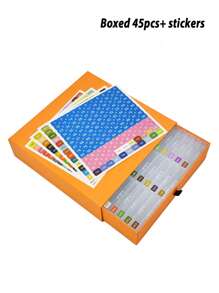 Handmade Diamond Art Painting New Storage Box Point Diamond Disc With Lid DIY Packed Diamond Round Diamond Turn Diamond Box Set