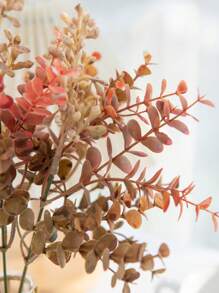 1/3/5 件人造薰衣草花束，花园婚礼派对家居装饰，新娘花束，客厅卧室窗台花瓶摆件，新年装饰，假植物 - 橘色 - 查看 6