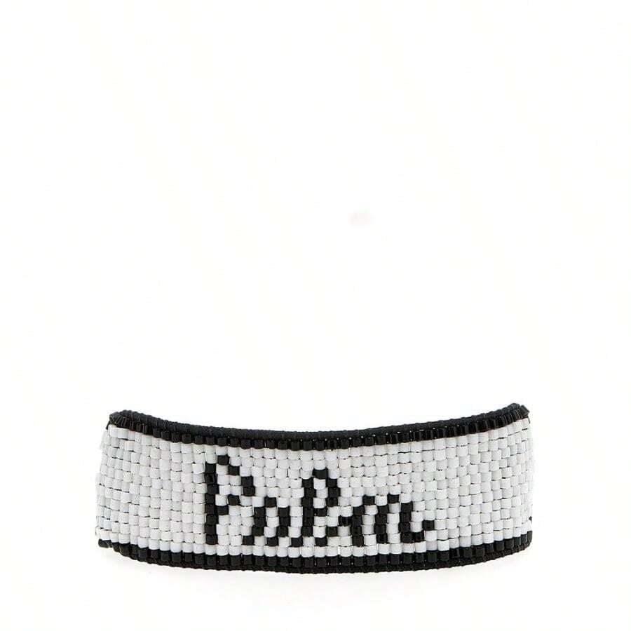 Palm Angels Palm Beads Jewelry White/Black |  | Women Chain Bracelets