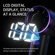 مروحة محمولة بسرعات قابلة للتعديل من 100 مستوى، مصغرة قابلة للشحن عبر منفذ USB ببطارية فائقة الطول 1800مللي أمبير للاستخدام