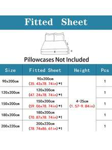 1pc Waterproof Fitted Sheet, Mattress Protector, Breathable, Dustproof, Anti-Slip Bed Cover (Pillowcase Not Included) - White - View 2