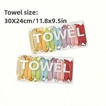 28 Pcs Portable Compression Disposable Towels & Face Towels - Anti-Allergy, Soy-Based, Available In Multiple Colors, Portable Travel Towels, Suitable For Camping, Beaches, And Home Use, Individually Packaged For Cleaning - trắng - Xem 3