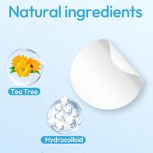 720 parches para acné y granos - Sin alcohol, sin parabenos, sin fragancias, parche limpiador de poros con adhesivo fuerte, apto para todos los tonos de piel clara, incluyendo piel sensible