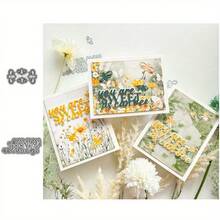 2025 年新款 You Are Sweet As Can Bee 文字和 Little Bee 金属切割模具适用于框架背景装饰、剪贴簿 DIY 项目和工艺创作，为您的项目增添一抹特别的色彩。 - 銀色 - 查看 1