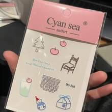 1 韩国猫咪时钟滴管贴纸可爱3D果冻电脑iPad手机外壳DIY材料贴纸 - 彩色 - 查看 12