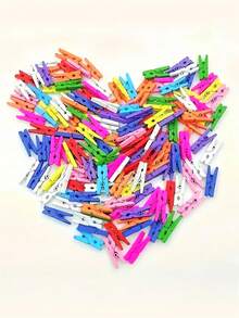 50/100 chiếc kẹp gỗ mini nhiều màu sắc, thích hợp để đựng ảnh, đồ thủ công và đồ trang trí - Thích hợp để treo tranh nhỏ để trưng bày (màu ngẫu nhiên), đồ dùng học tập, trở lại trường - Nhiều màu - Xem 14
