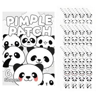 24/120PCS Cute Panda Acne Patches, Acne Patches To Cover Acne & Imperfections, Gentle Cleansing Body Skin Patches, Holiday Gifts