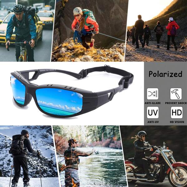 Outdoor Riding Glasses To Protect The Eyes From Glare, Suitable For Cycling Running Fishing Ski Golf