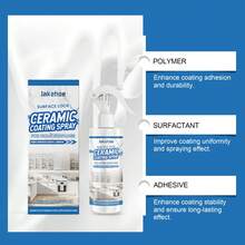 Ceramic Coated Indoor Tile Cleaning Spray, For Polishing, Wax Removal & Dirt Cleaning