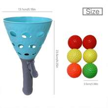 Set de 5 bolas con 2 lanzadores para juego de atrapar y lanzar - Actividad divertida para interiores/exteriores para niños y familias, juguetes de playa y regalos festivos para Halloween y Navidad