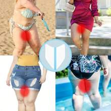 Ultra-Thin Anti-Friction Thigh Pad - Disposable Self-Adhesive Anti-Friction Tape, Breathable Thigh Skin Lift Patch, Suitable For Body And Legs, Relieves Friction On The Inner Thighs Of Men And Women, Relieves Friction, Breathable Adhesive, Comfortable To Wear