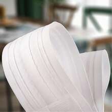 1 băng keo xếp ly rèm cửa đa năng 5m/10m, thích hợp cho thanh treo, móc có thể điều chỉnh, móc bốn chấu, móc chữ S, móc đơn, vòng kẹp, thích hợp cho may vá tại nhà, băng keo xếp ly, tự làm, túi treo thanh treo, băng keo treo rèm cửa - trắng - Xem 8