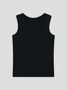 Men's Casual Creative Printed Sleeveless Tank Top - Black - View 2