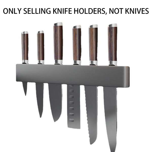 Multifunktionaler Messerhalter zur Wandmontage, zum Aufbewahren von Küchenmessern, Scheren und anderem Messerzubehör