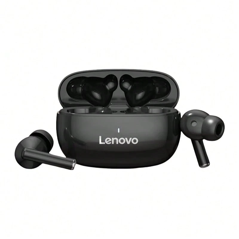 Lenovo سماعة بلوتوث TA210 من التيتانيوم مزودة بشريحة تقليل الضوضاء التكيفية وتقنية توصيل الهواء شبه داخل الأذن وتقنية Dolby Atmos وتصميم خفيف الوزن للغاية في أذن واحدة ومقاومة للعرق وإمكانية الاتصال السريع من خلال نافذة منبثقة - الأسود - مشاهدة 1