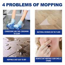 Limpiador de pisos Jue-Fish Lavanda Limpiador de pisos profundo Azulejos Manchas difíciles Desodorizante 120 ml - Multicolor - Ver 4