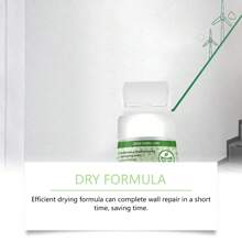 Wandreparaturfarbe - Weiße Beschichtung zum Renovieren von Wänden, Abdecken von Rissen, Überstreichen von Graffiti, inklusive Farbroller