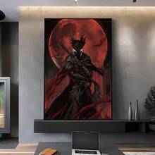 1 件/3 件墙面艺术海报可选框架墙面装饰，房间装饰黑暗猎人 B-血源游戏海报高清艺术防水家居客厅卧室酒吧美学装饰 - 彩色 - 查看 21