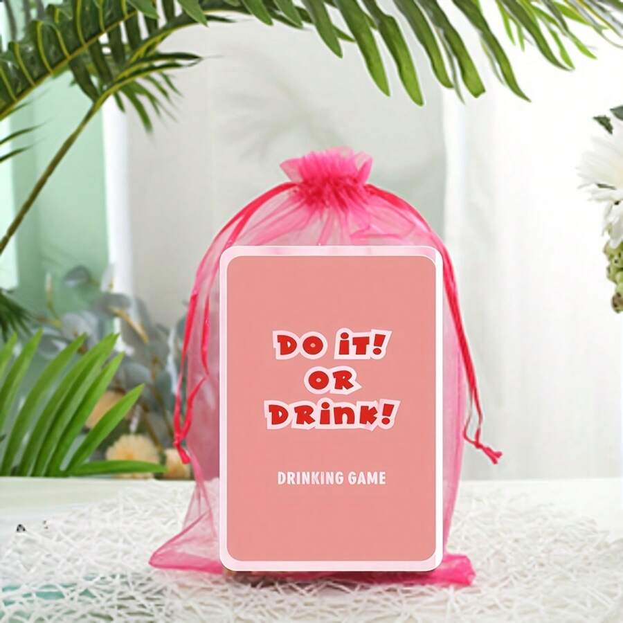 Adult Drinking Game Do It Or Drink,Bachelorette Party Games Couple Valentines Adult Drinking Game Girls Night Games, Hen Party, Bridal Party, Card Game ,Birthdays, Girl's Night, & Icebreakers - Black - View 1